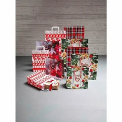 Sac Cadeau "Joyeuses Fêtes" 28 X 28 Cm 25 Pces-DecoWoerner Clearance