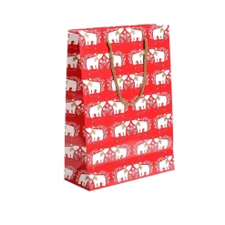 Sac Cadeau Ours Polaire Set De 12 Pièces 33,5 X 24 X 10 Cm, 150 Gr/m².-DecoWoerner Hot
