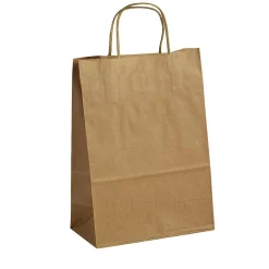 Sac En Papier, Brun, Dim. 1 : 36 X 22 + 10 Cm-DecoWoerner New