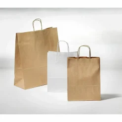 Sac En Papier, Brun, Dim. 1 : 36 X 22 + 10 Cm-DecoWoerner New