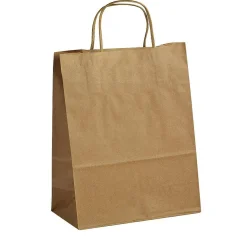 Sac En Papier, Brun, Dim. 2 : 41 X 32 + 10 Cm-DecoWoerner Clearance