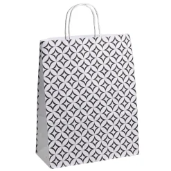 Sac En Papier Kraft "Ornement" 28 X 22 X 10 Cm-DecoWoerner Hot