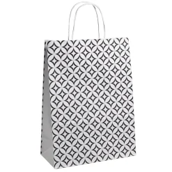 Sac En Papier Kraft "Ornement" 35 X 26 X 12 Cm-DecoWoerner