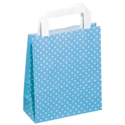 Sac En Papier Kraft "Petits Points" 22 X 18 Cm, Pastel-DecoWoerner Sale