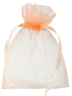 Sachet En Organza 18 Cm, 50 Pces, Abricot-DecoWoerner Outlet