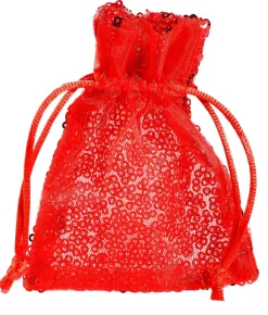 Sachet En Organza à Paillettes 10 Cm, 10 Pces,-DecoWoerner Hot