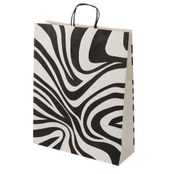 Sacs Cadeaux écologiques à Motif Zèbre 50 Pièces 12 X 26 X 34 Cm-DecoWoerner Online