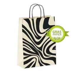 Sacs Cadeaux écologiques à Motif Zèbre 50 Pièces 12 X 26 X 34 Cm-DecoWoerner Online