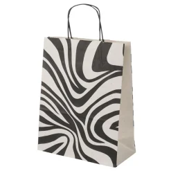 Sacs Cadeaux écologiques à Motif Zèbre 50 Pièces 12 X 26 X 34 Cm-DecoWoerner Online