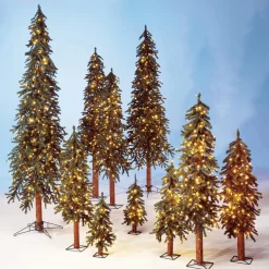 Sapin Artificiel Alpine Avec LED 150 Cm-DecoWoerner Sale