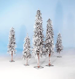 Sapin Artificiel Enneigé Sapin Des Alpes 180 Cm-DecoWoerner New
