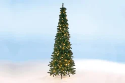 Sapin Artificiel étroit Avec LED 240 Cm-DecoWoerner Online