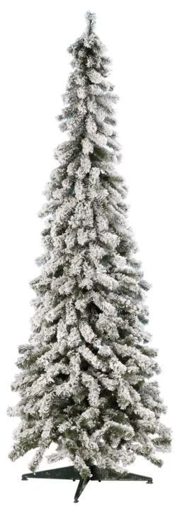 Sapin Artificiel étroit, Enneigé 240 Cm-DecoWoerner Discount