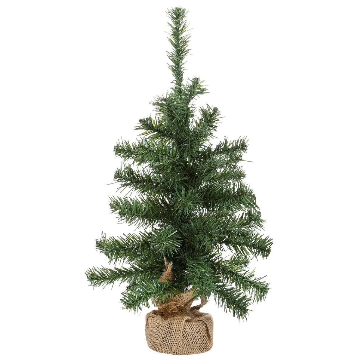 Sapin De Décoration 45 Cm Dans Un Sac En Jute-DecoWoerner Discount