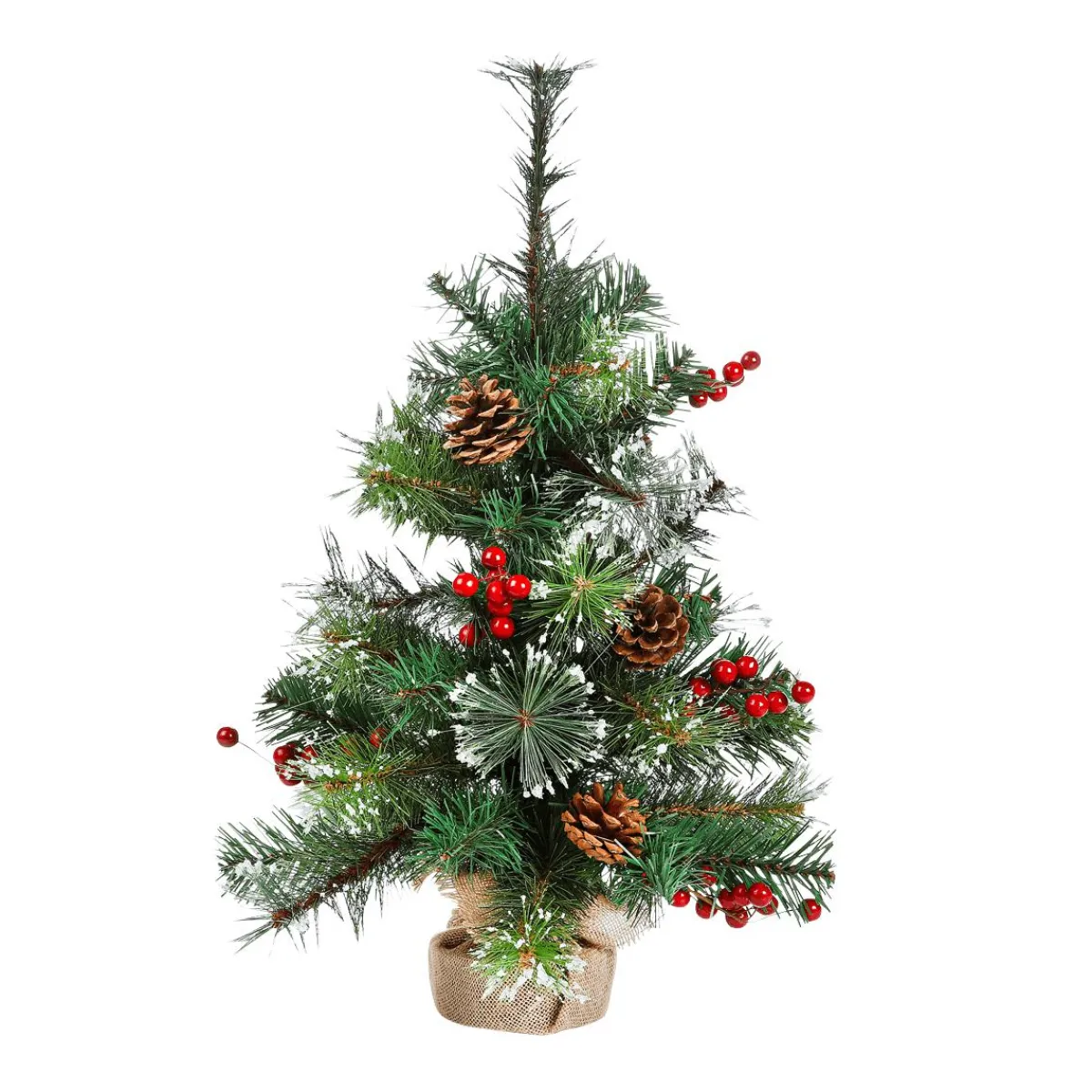 Sapin De Décoration 60 Cm Dans Un Sac En Jute-DecoWoerner Hot
