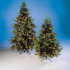 Sapin De Noël Artificiel Moulé Par Injection Rottanne Avec LED 180 Cm-DecoWoerner Best