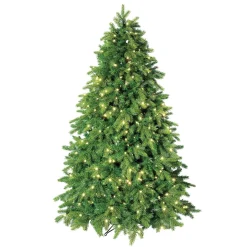 Sapin De Noël Artificiel Nordmann Avec LED 210 Cm-DecoWoerner Sale