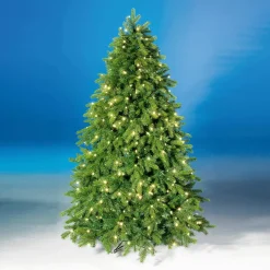 Sapin De Noël Artificiel Nordmann Avec LED 300 Cm-DecoWoerner Discount