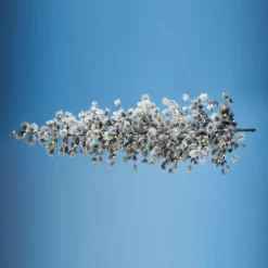 Sapin De Noël Artificiel Suspendu Pin Avec Aiguilles Givrées Et LED 300 Cm-DecoWoerner