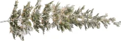 Sapin De Noël Artificiel Suspendu Cèdre Avec Aiguilles Givrées Et LED 300 Cm-DecoWoerner Sale