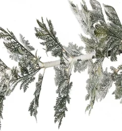 Sapin De Noël Artificiel Suspendu Cèdre Avec Aiguilles Givrées 300 Cm-DecoWoerner Outlet