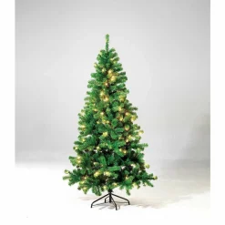 Sapin De Noël Artificiel étroit Avec LED 210 Cm-DecoWoerner Discount