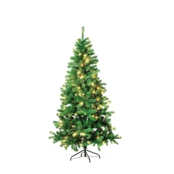 Sapin De Noël Artificiel étroit Avec LED 240 Cm-DecoWoerner Online