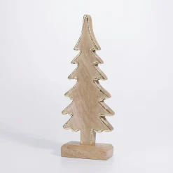 Sapin En Bois De Manguier 30 X 12 X 5 Cm-DecoWoerner New