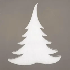 Sapins De Neige En Ouate Moulée, , 18 Cm-DecoWoerner Discount