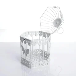 Set Décoratif De Cages à Oiseaux 2 Pcs. 48x26x23 Cm / 41x21x18 Cm-DecoWoerner
