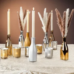 Set De Vases-bouteilles En Verre 3 Pièces 6,5 X 19 Cm-DecoWoerner Outlet