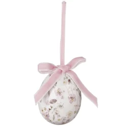Set D'oeufs De Pâques à Suspendre En Mousse, Avec Motif Floral Et Noeud 8pcs.-DecoWoerner Clearance