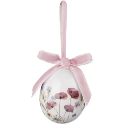 Set D'oeufs De Pâques à Suspendre En Mousse, Avec Motif Floral Et Noeud 8pcs.-DecoWoerner Clearance