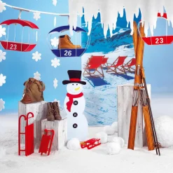 Skis Déco En Bois, Long. 90 Cm-DecoWoerner New