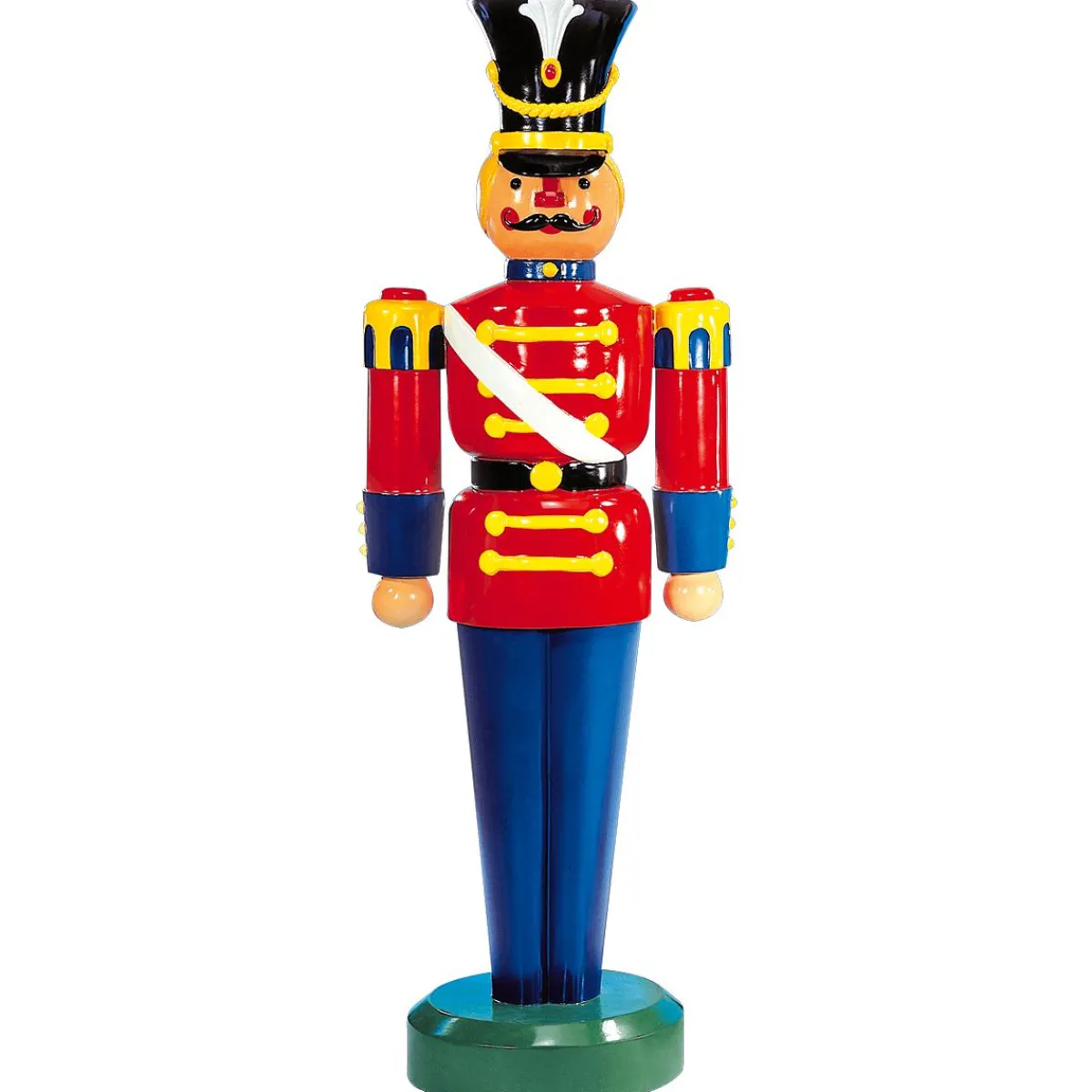 Soldat Figurine 185 Cm, Rouge-bleu, Entièrement Plastique-DecoWoerner Outlet