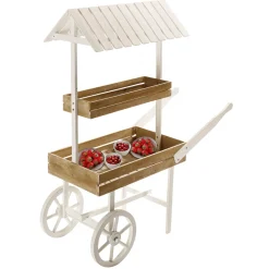 Stand D'exposition En Bois 2 étages-DecoWoerner Discount