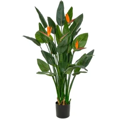 Strelizie Plante Artificielle Avec Fleurs En Pot 150 Cm-DecoWoerner Clearance