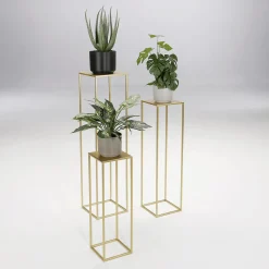 Suppts Pour Plantes Set De Table 3pcs.-DecoWoerner Outlet