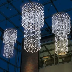Suspension Chaînes Lumineuses LED, Lumière he, 300 Cm, Ø 65 Cm-DecoWoerner Clearance