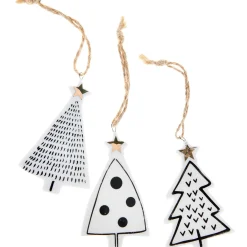 Suspension Déco Sapin 8,5 Cm, 3 Pces-DecoWoerner Sale