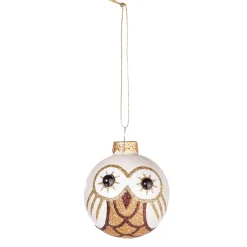 Suspensions Décoratives Boule En Verre "Chouette" 24 Pièces En Boîte-DecoWoerner Sale