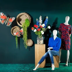 Suspensions De Plantes Artificielles Feuille En Coeur, 68 Cm-DecoWoerner Clearance