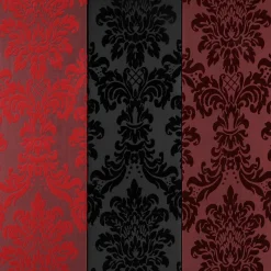 Taffetas à Flocage Velours Larg. 145 Cm,-DecoWoerner