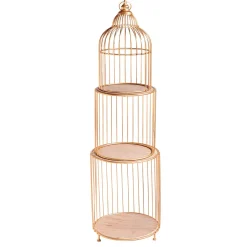 Étagère Cage à Oiseau, Haut. 140 Cm, B-ware-DecoWoerner Best