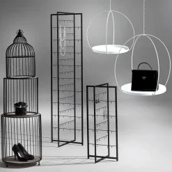 Étagère Cage à Oiseau, Haut. 140 Cm,-DecoWoerner New