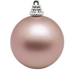 Tapis, Boules De Noël En Plastique Poudré, 6 Cm Ø - 24 Pièces-DecoWoerner Sale