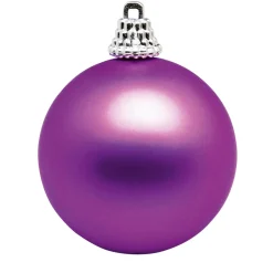 Tapis, Boules De Noël tes En Plastique, 6 Cm Ø - 24 Pièces-DecoWoerner Best