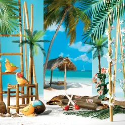 Tiges De Bambou Nature, 3 Pces-DecoWoerner Sale