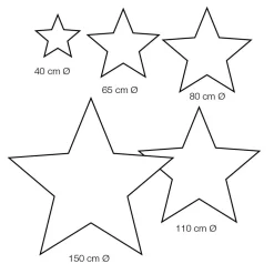 Étoile Décative, , 110 Cm-DecoWoerner New