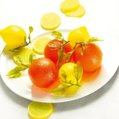 Tranches De Citron Aliment Factice, 6 Pces-DecoWoerner New